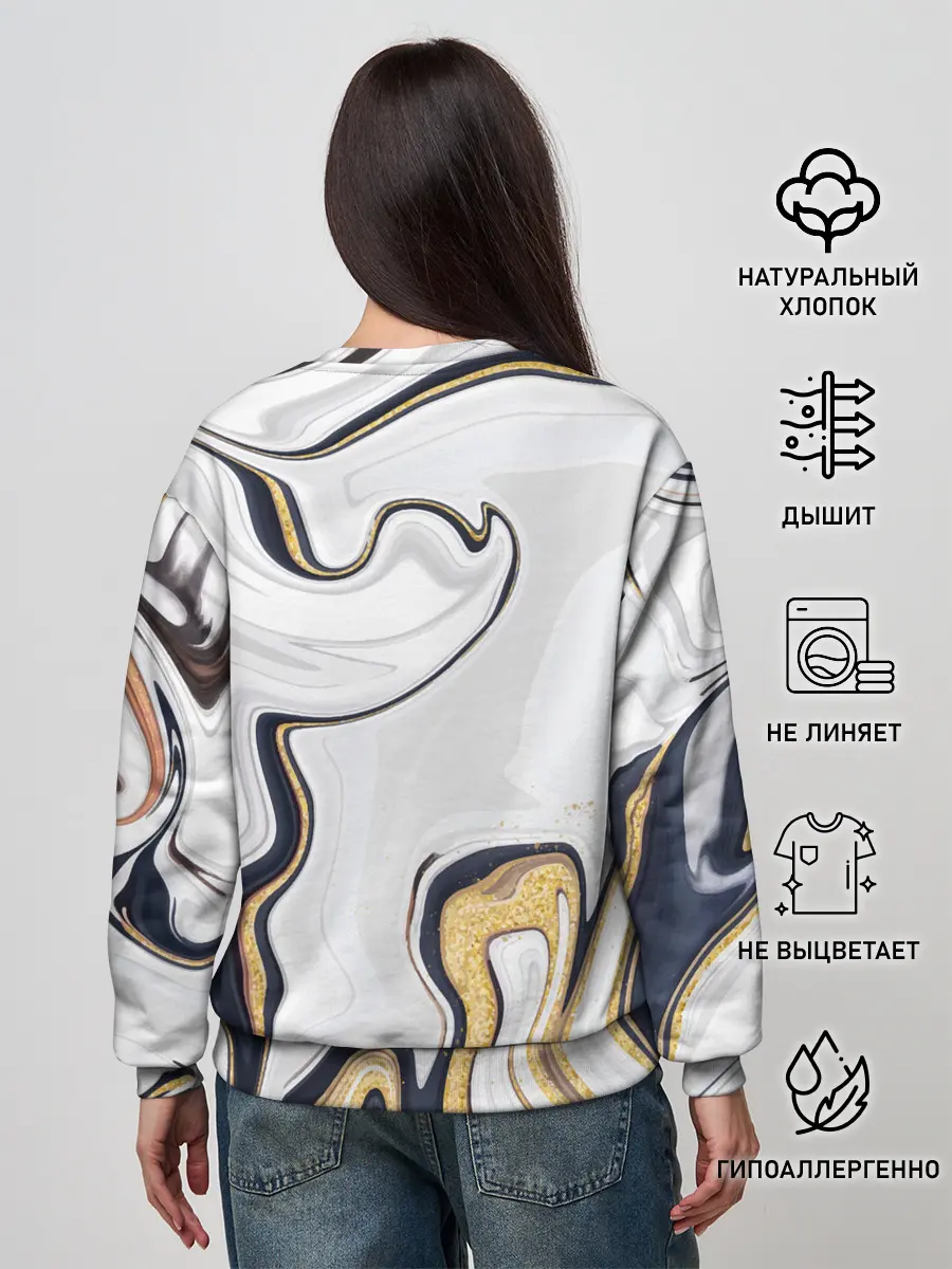 Женский свитшот / Абстракция