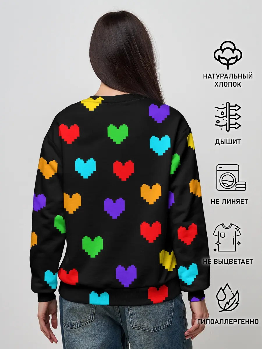 Женский свитшот / UNDERTALE HEART