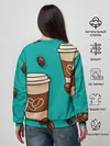 Женский свитшот / Я ЛЮБЛЮ КОФЕ | I LOVE COFFEE