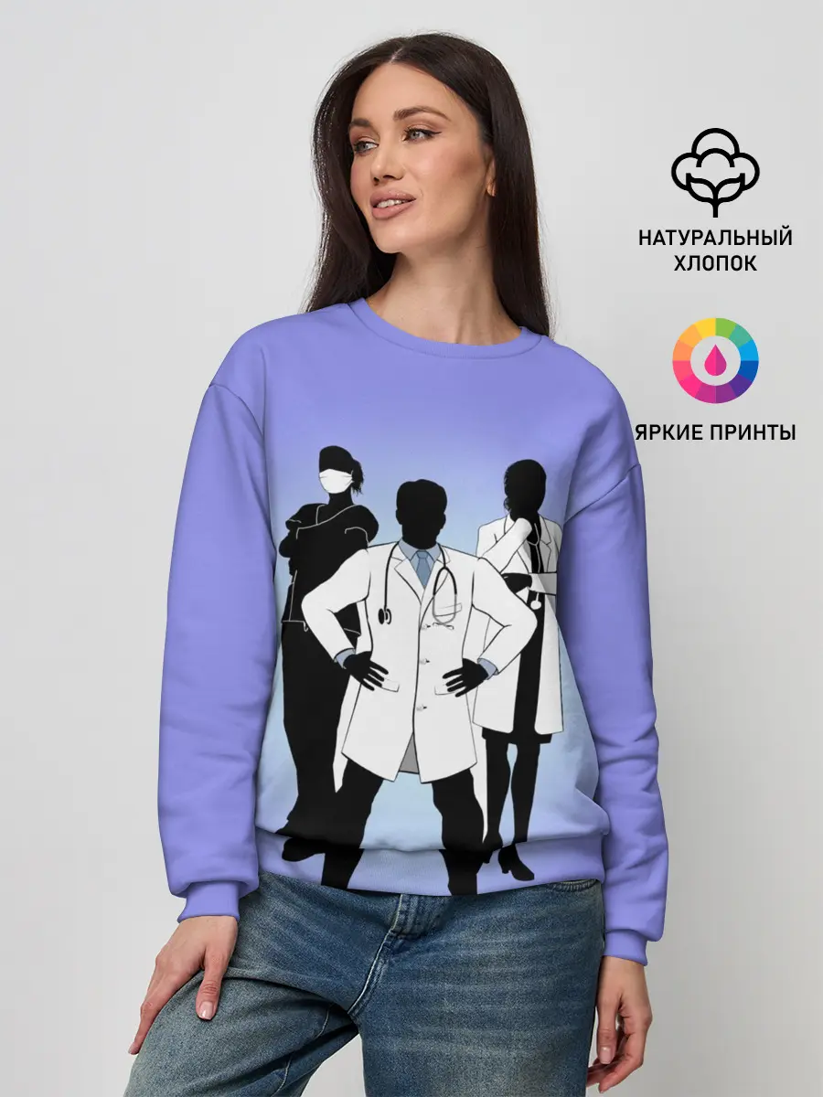 Женский свитшот / Герои наших дней