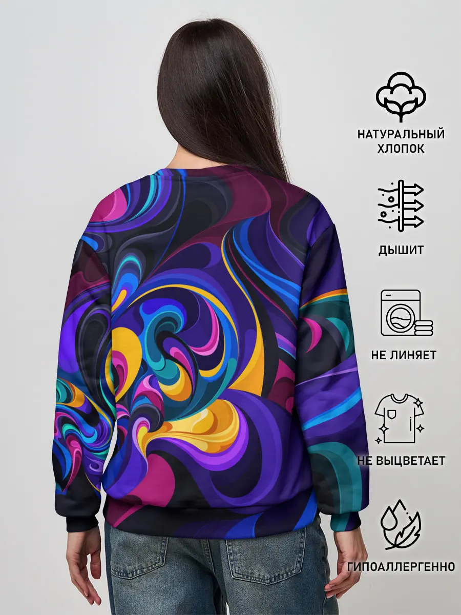 Женский свитшот / ABSTRACT COLOR