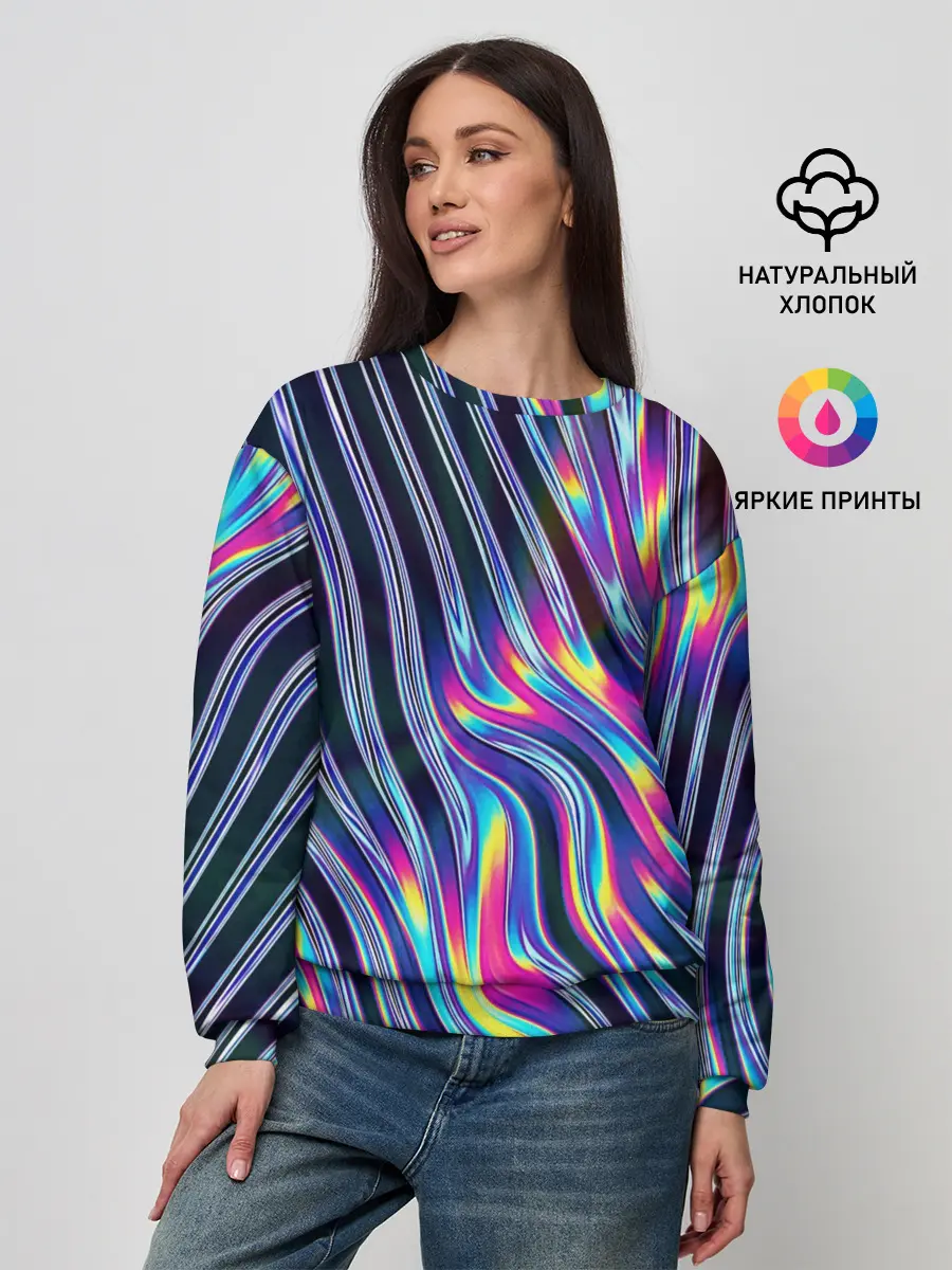 Женский свитшот / DIGITAL ABSTRACT