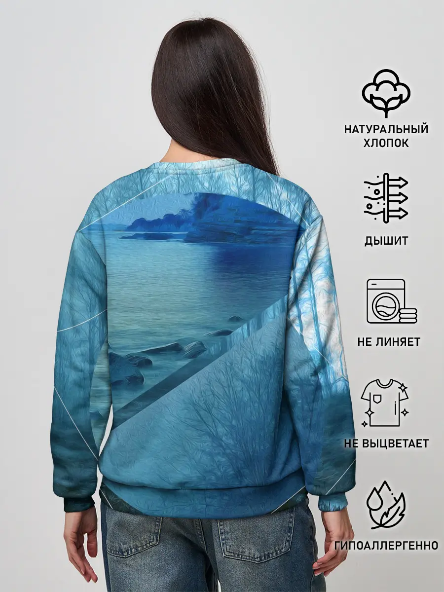 Женский свитшот / ОЗЕРО