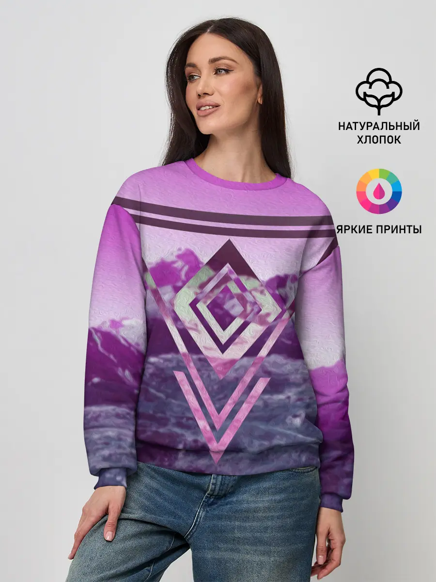 Женский свитшот / ИЗУМРУД