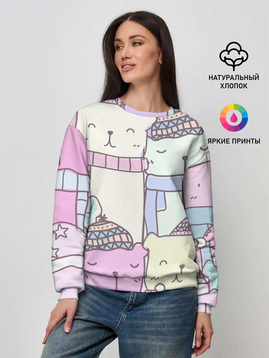 Женский свитшот / Каваи