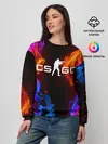 Женский свитшот / CS:GO FIRE