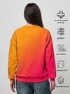 Женский свитшот / ГРАДИЕНТ И НИЧЕГО ЛИШНЕГО