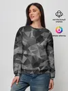Женский свитшот / СОВРЕМЕННЫЙ КАМУФЛЯЖ