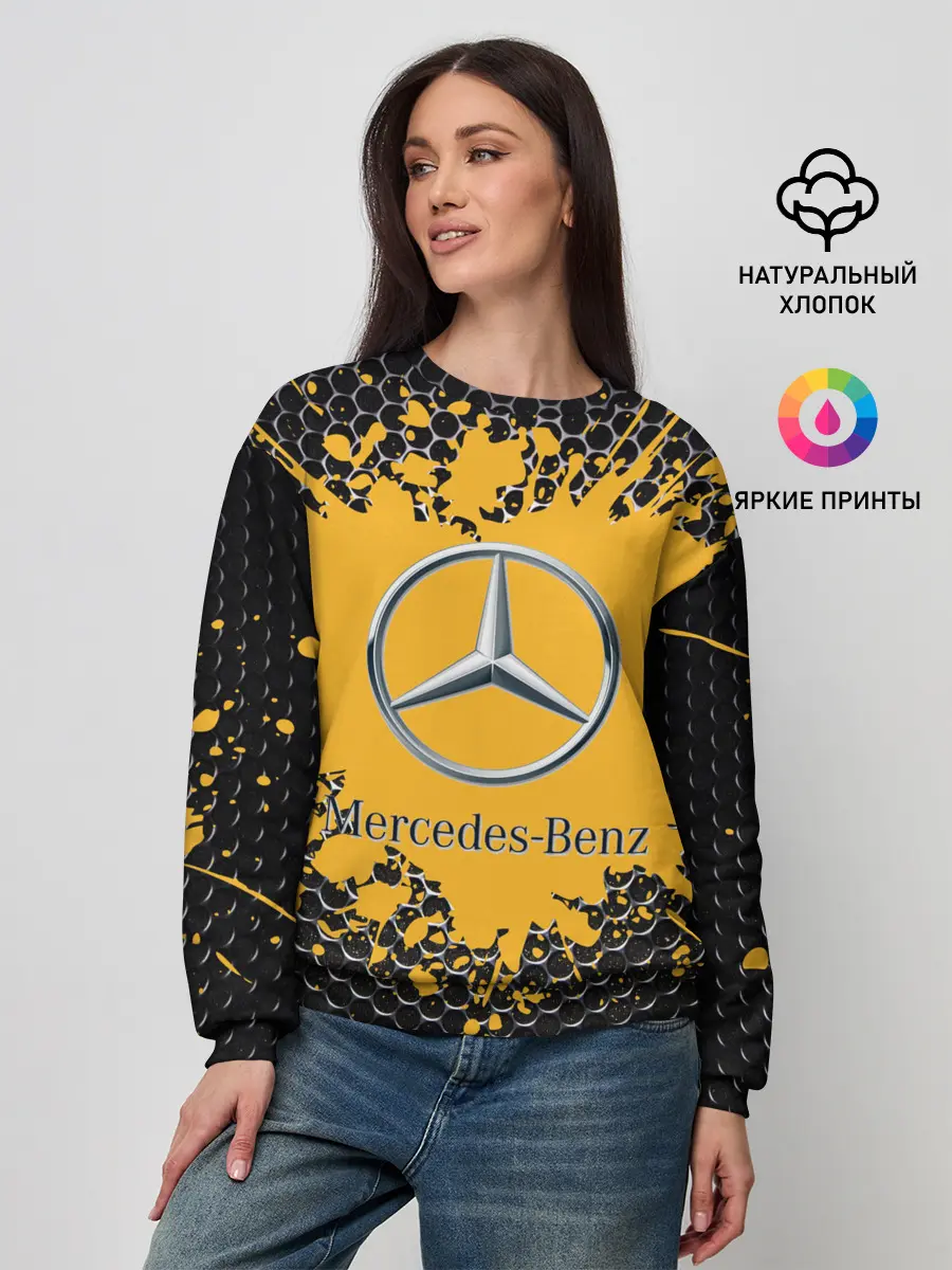 Женский свитшот / mercedes