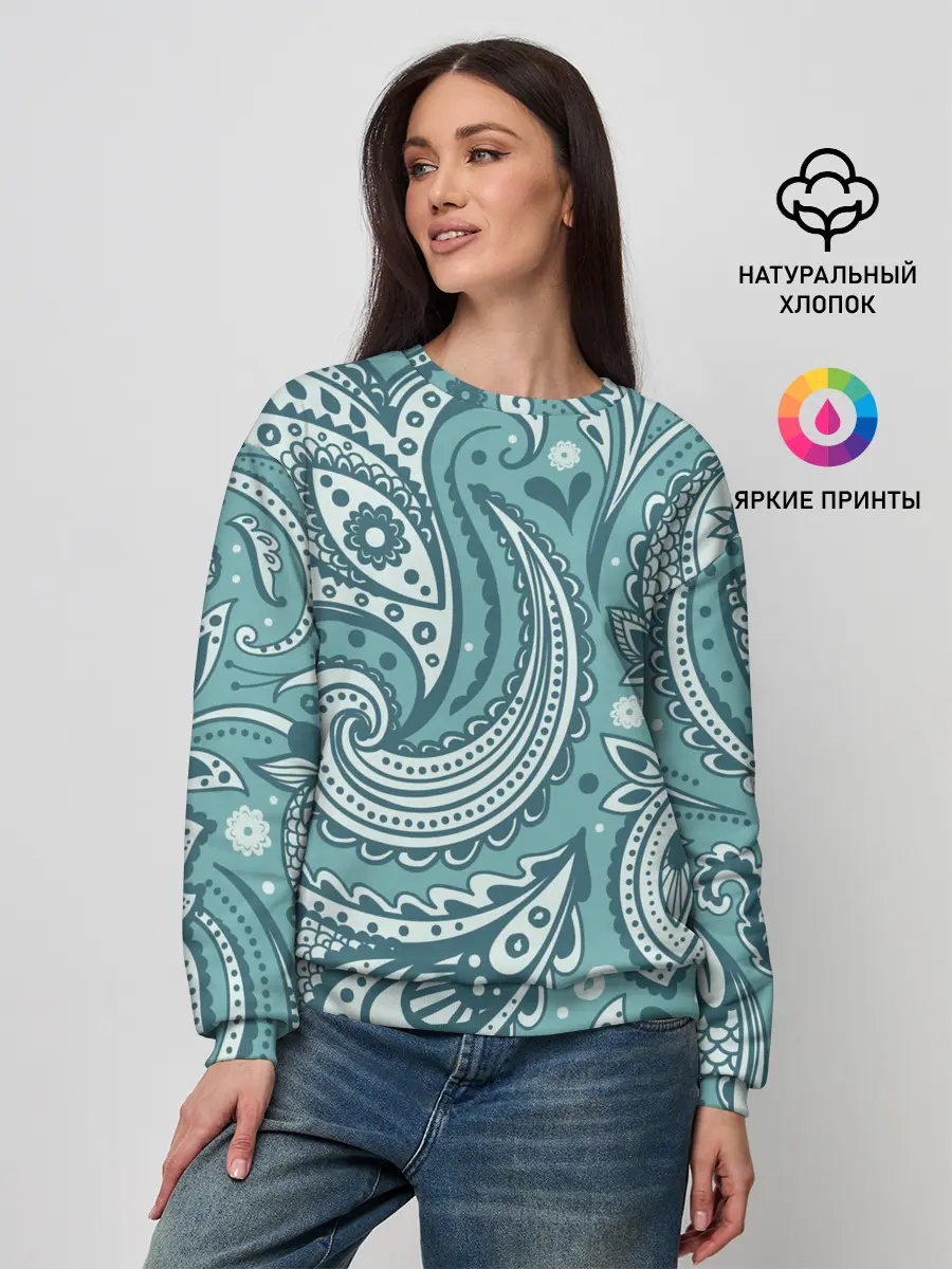 Женский свитшот / Узоры