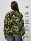 Женский свитшот / Леопарды на ветках