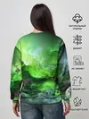 Женский свитшот / GREEN SPACE | ЗЕЛЁНЫЙ КОСМОС
