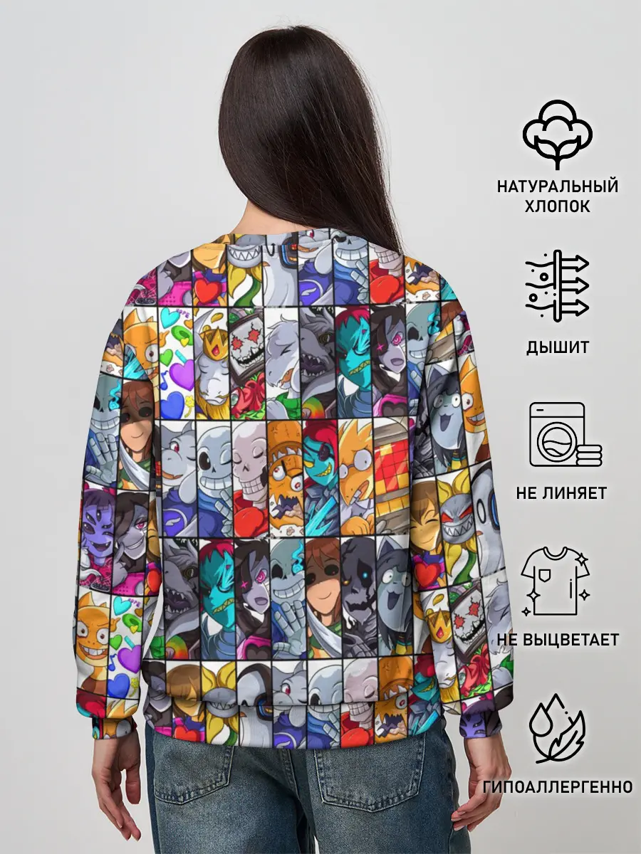 Женский свитшот / UNDERTALE