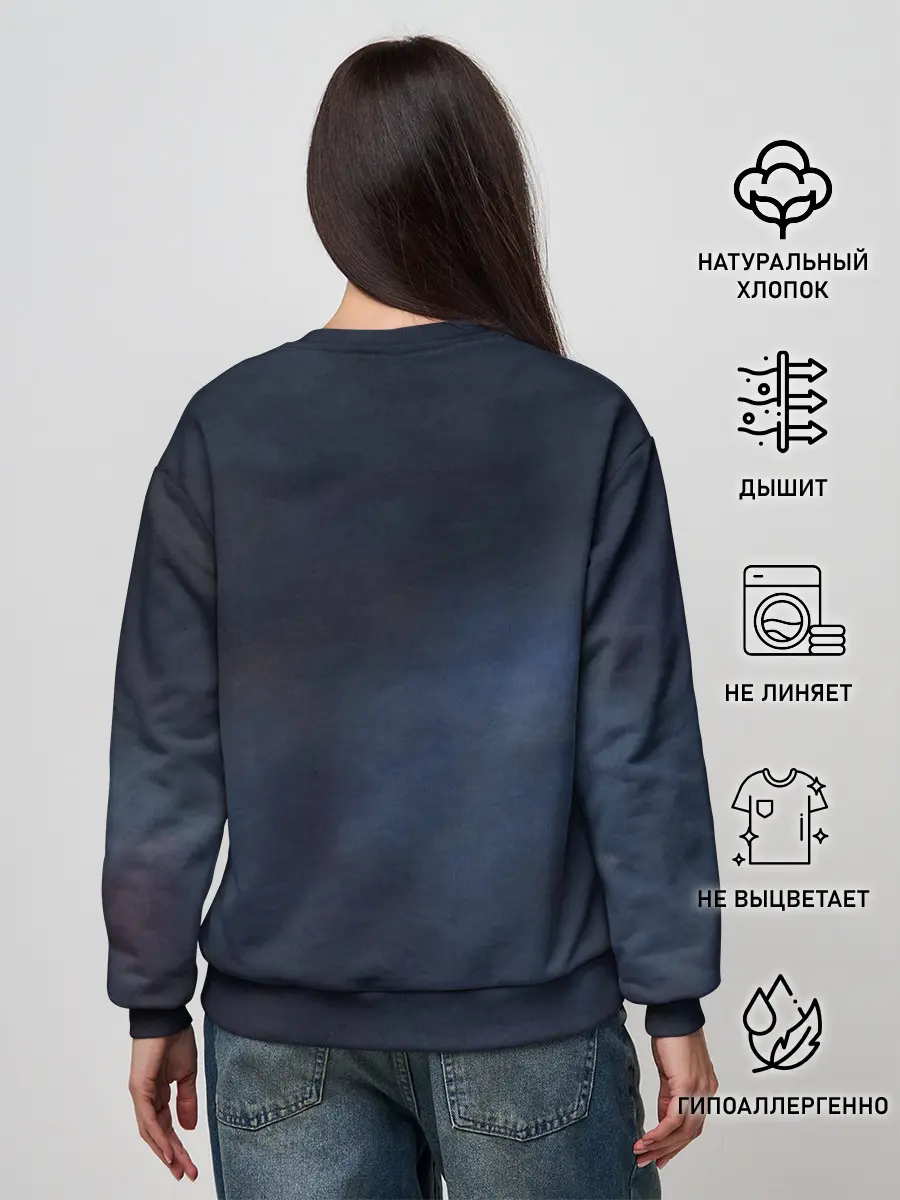 Женский свитшот / Хаул и Кальцифер