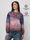 Женский свитшот / Anime art tree