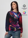 Женский свитшот / DIGITAL STRIPES