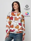 Женский свитшот / Милые лисы