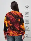 Женский свитшот / ЯЗЫКИ ПЛАМЕНИ