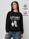 Женский свитшот / Warning