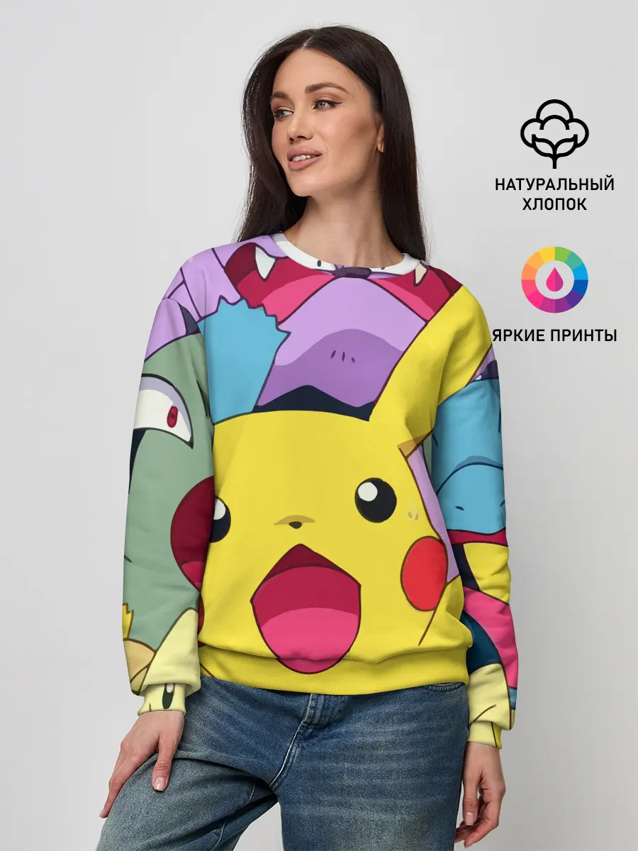 Женский свитшот / Pokemon bros