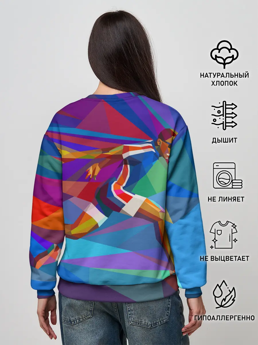 Женский свитшот / Абстракция