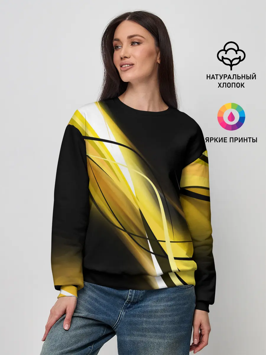 Женский свитшот / GEOMETRY STRIPES