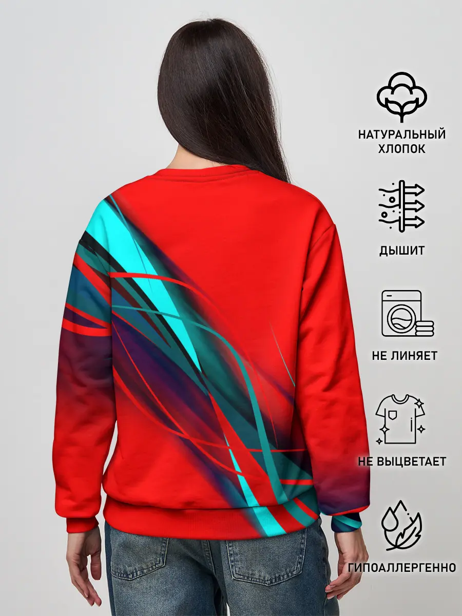 Женский свитшот / GEOMETRY STRIPES