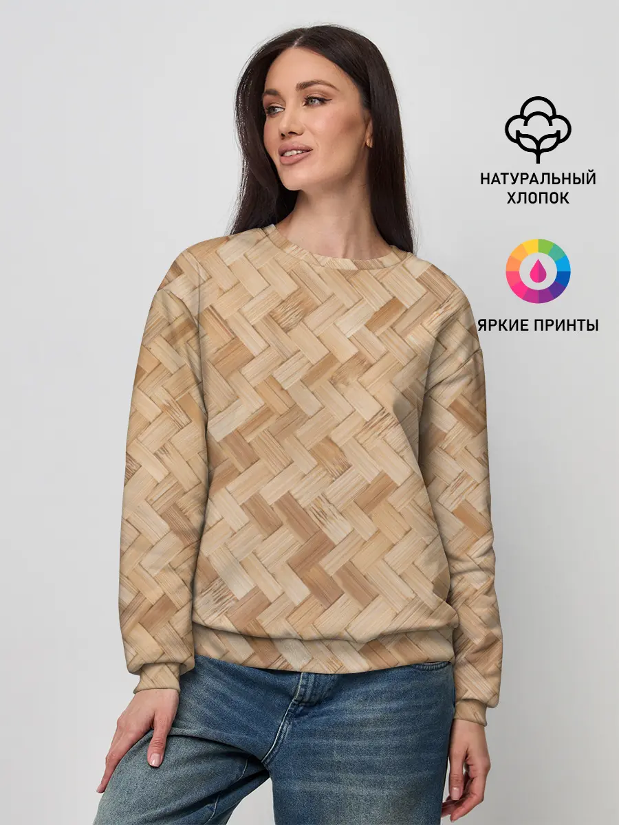 Женский свитшот / Паркет