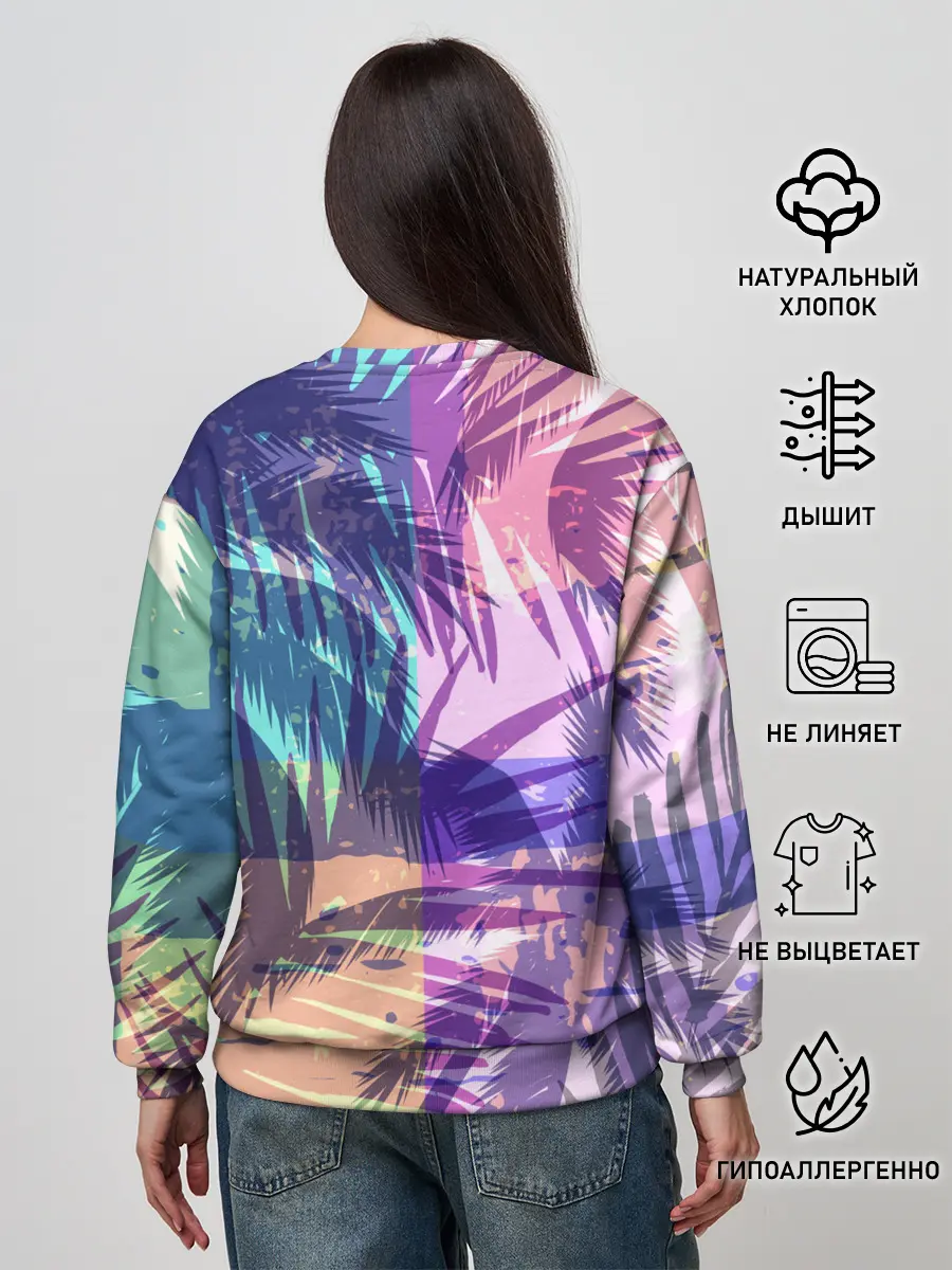 Женский свитшот / Тропики