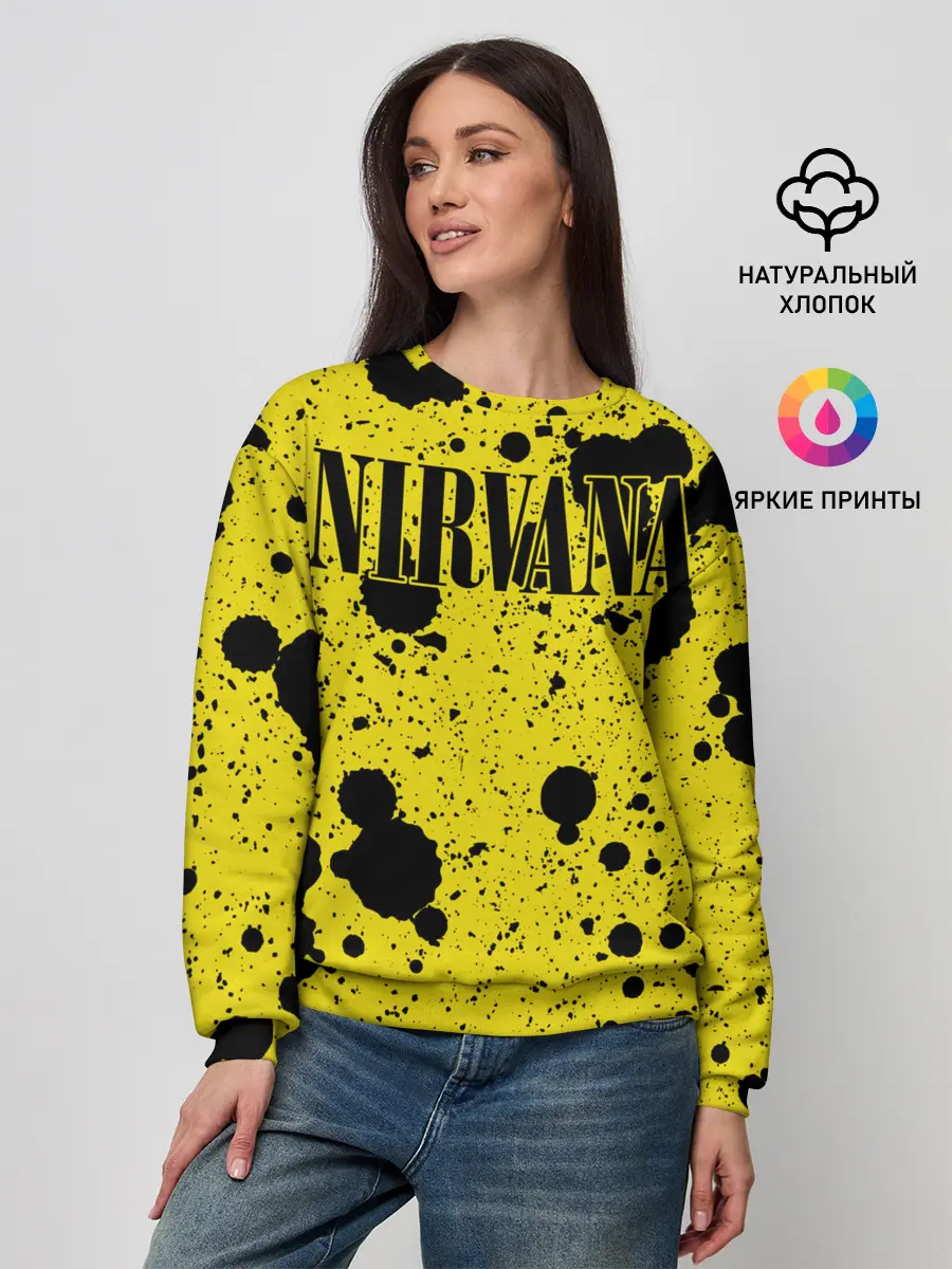 Женский свитшот / Nirvana