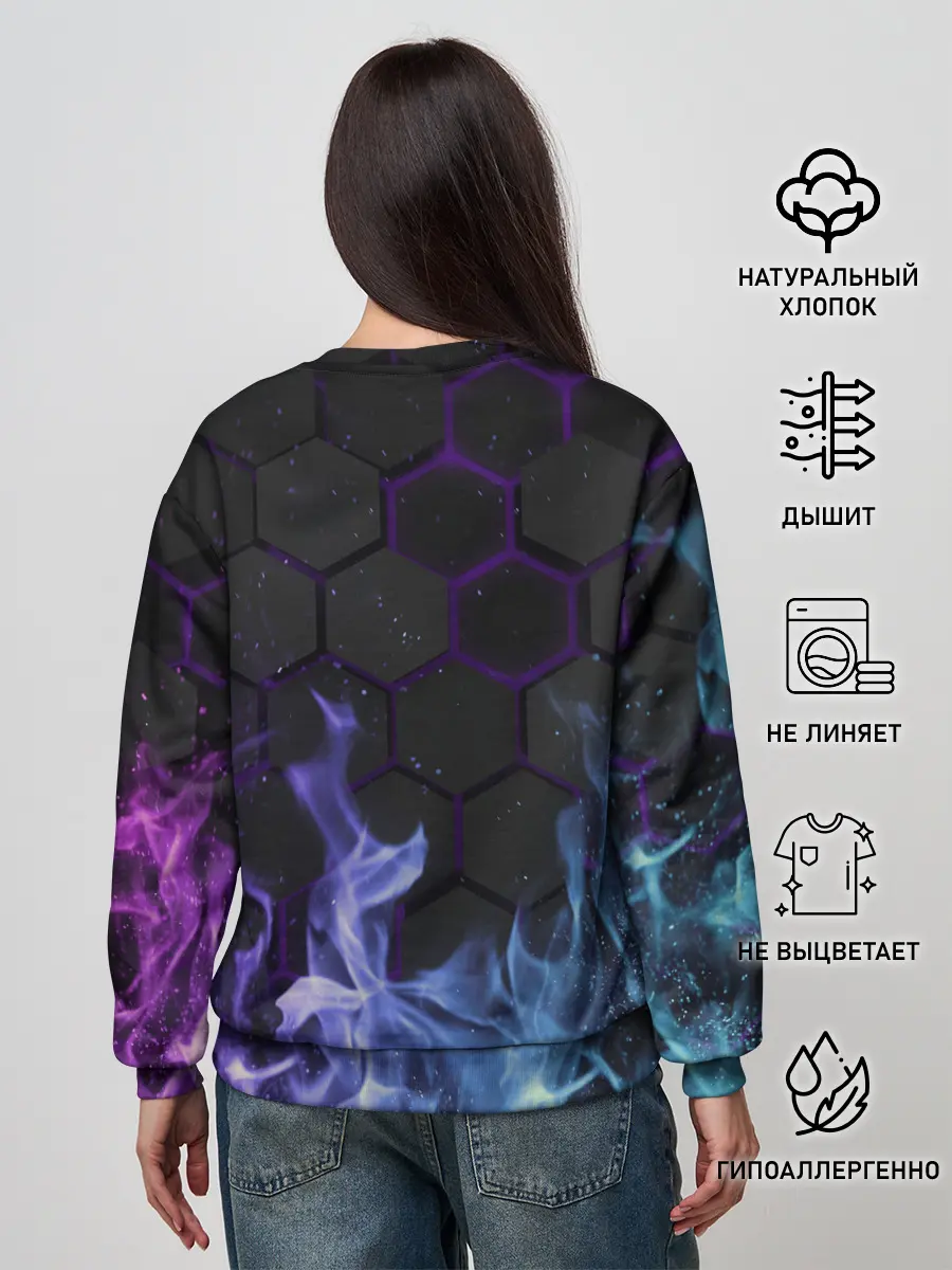 Женский свитшот / Fire