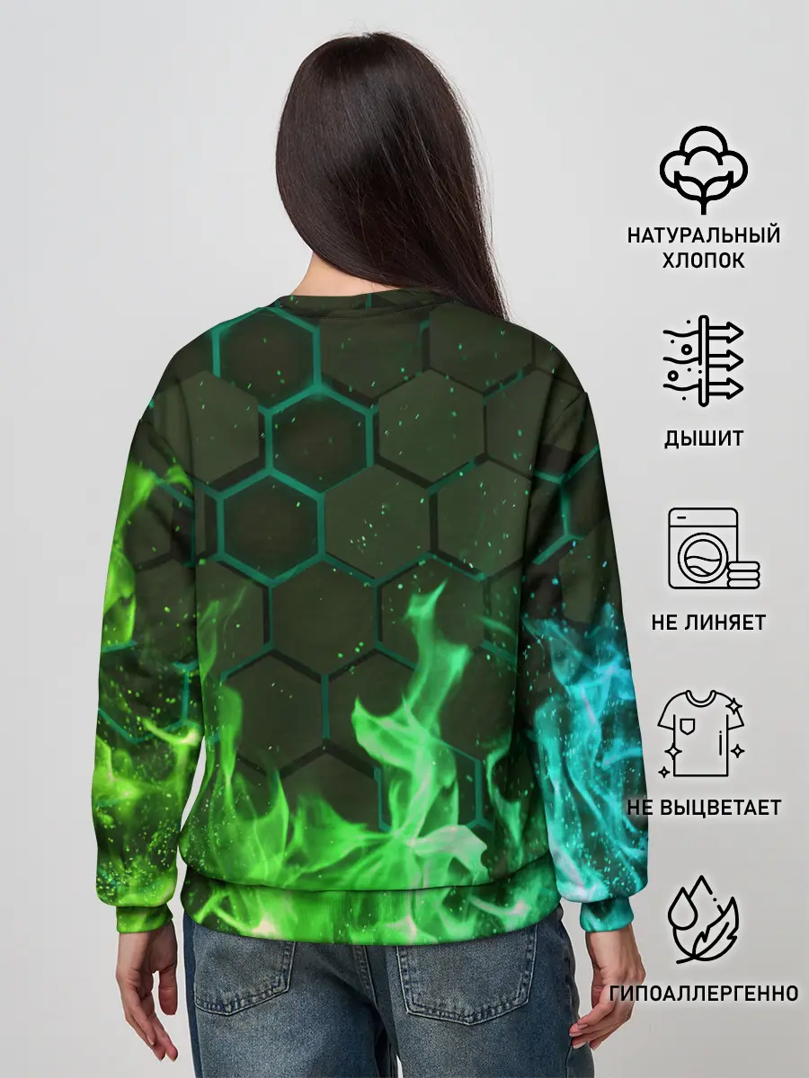 Женский свитшот / Fire