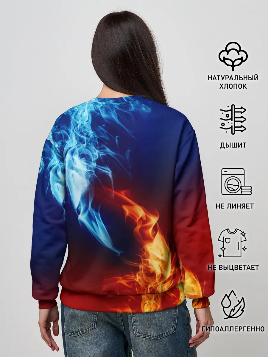 Женский свитшот / БИТВА ОГНЕЙ