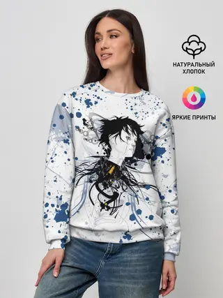 Женский свитшот / Призрак в доспехах