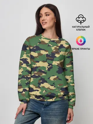 Женский свитшот / КАМУФЛЯЖ
