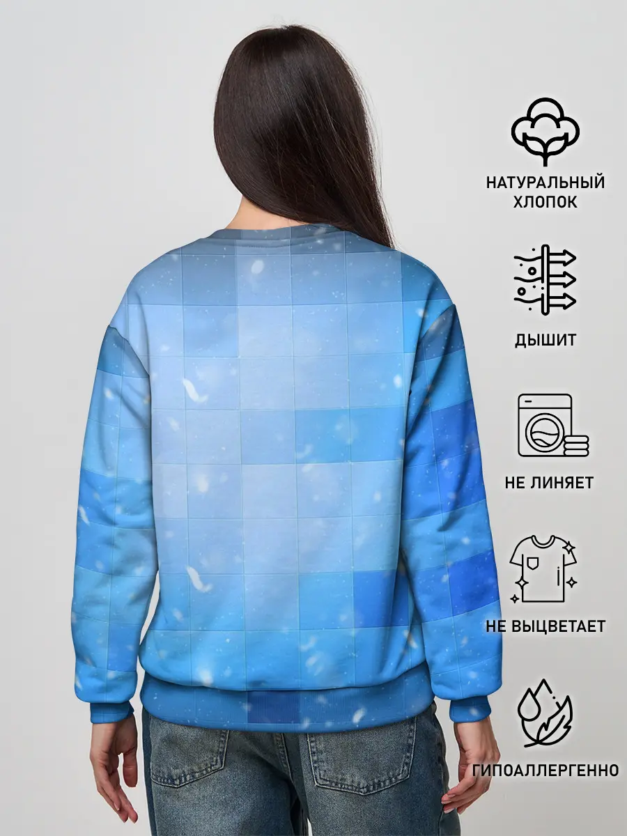 Женский свитшот / Minecraft / Майнкрафт