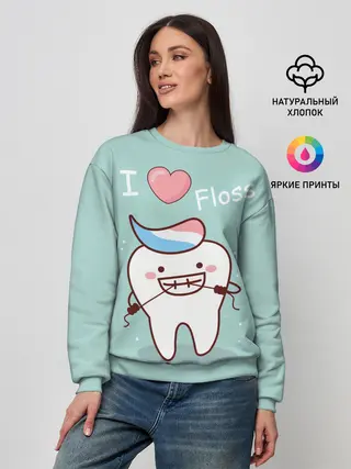 Женский свитшот / Tooth