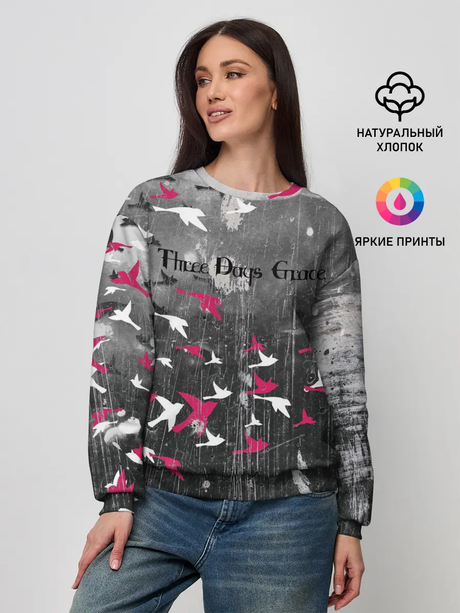 Женский свитшот / Three Days Grace art