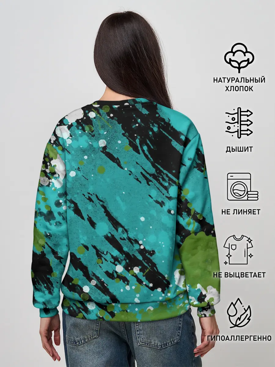 Женский свитшот / Minecraft / Майнкрафт