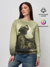 Женский свитшот / Военный
