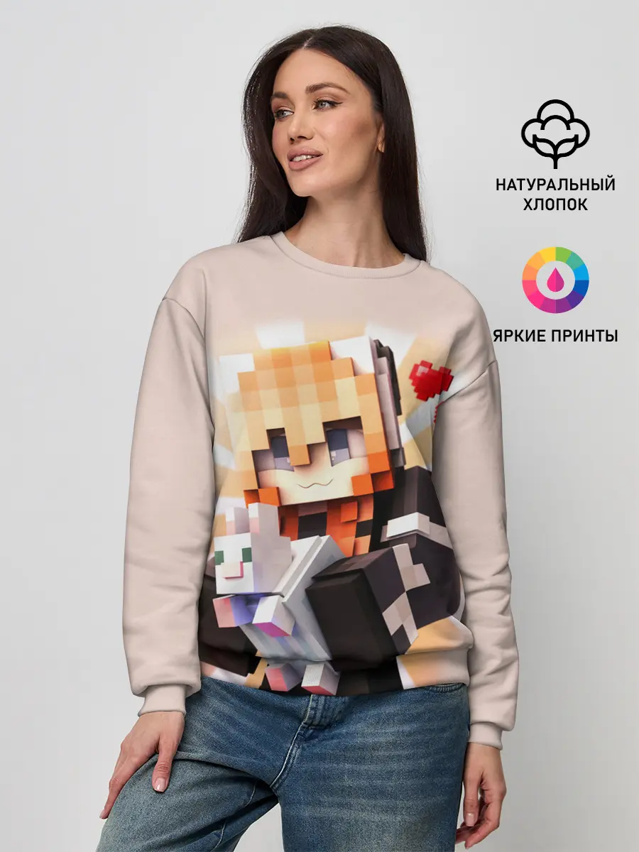Женский свитшот / MINECRAFT