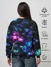 Женский свитшот / АБСТРАКЦИЯ КОСМОСА