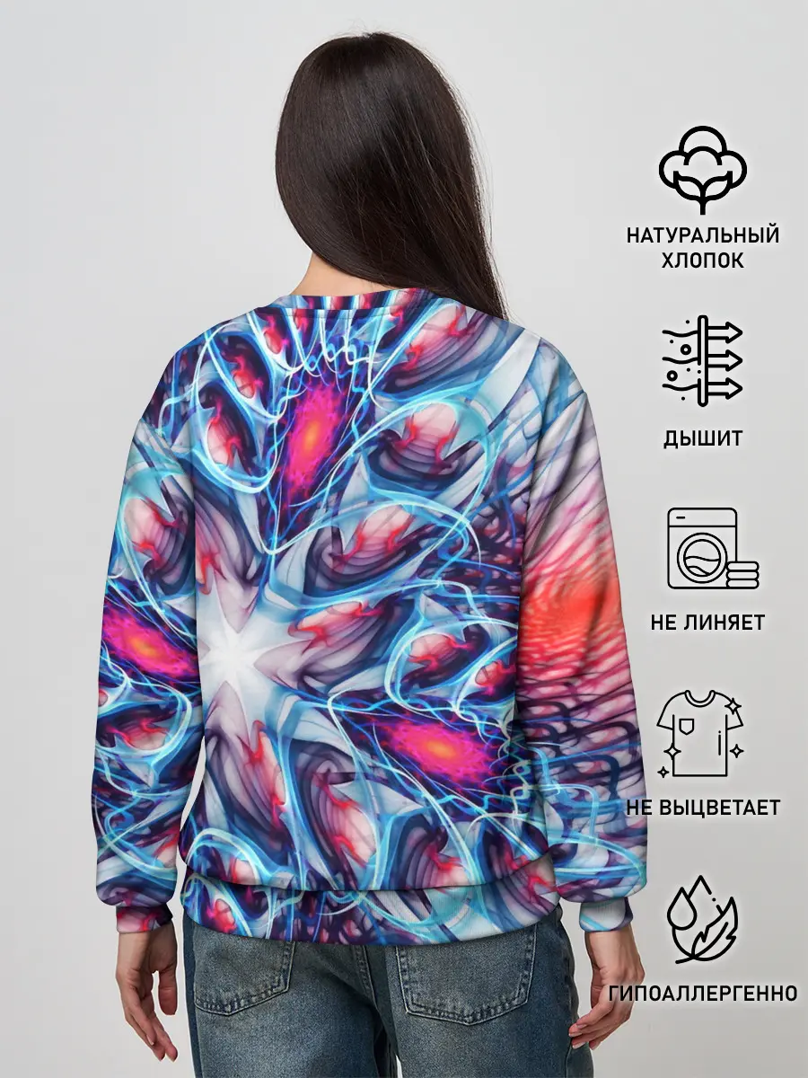 Женский свитшот / ABSTRACTION ILLUSION