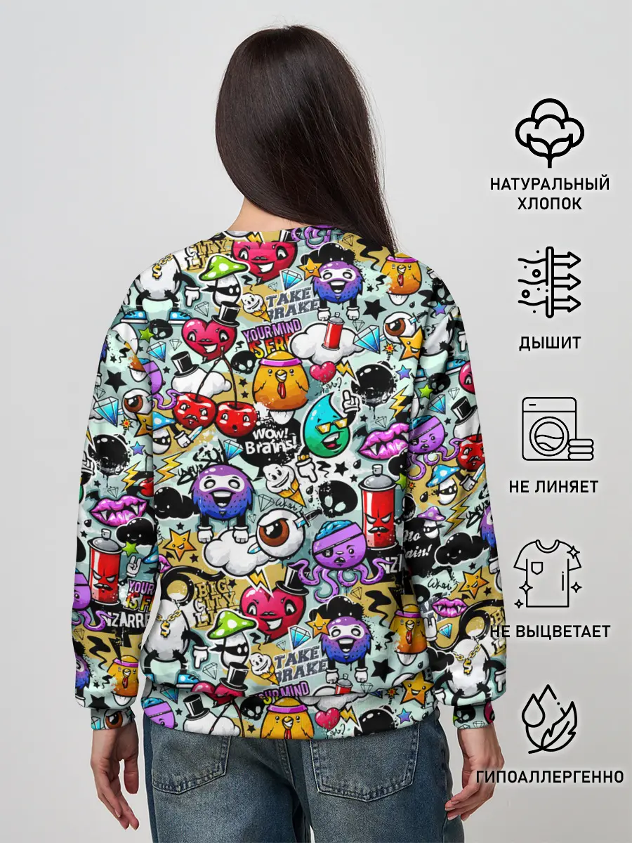 Женский свитшот / Stickerboom