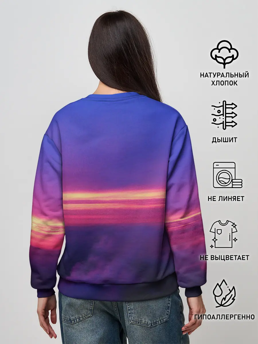 Женский свитшот / Dusk Sky Horse
