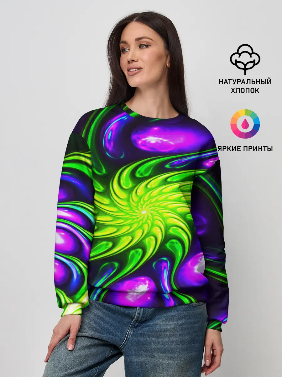 Женский свитшот / NEON&ACID