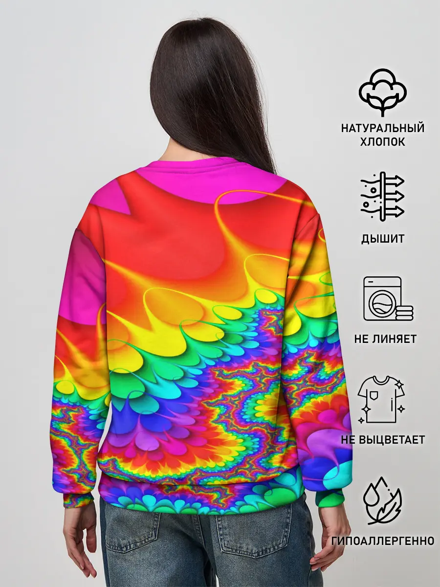 Женский свитшот / TIE-DYE