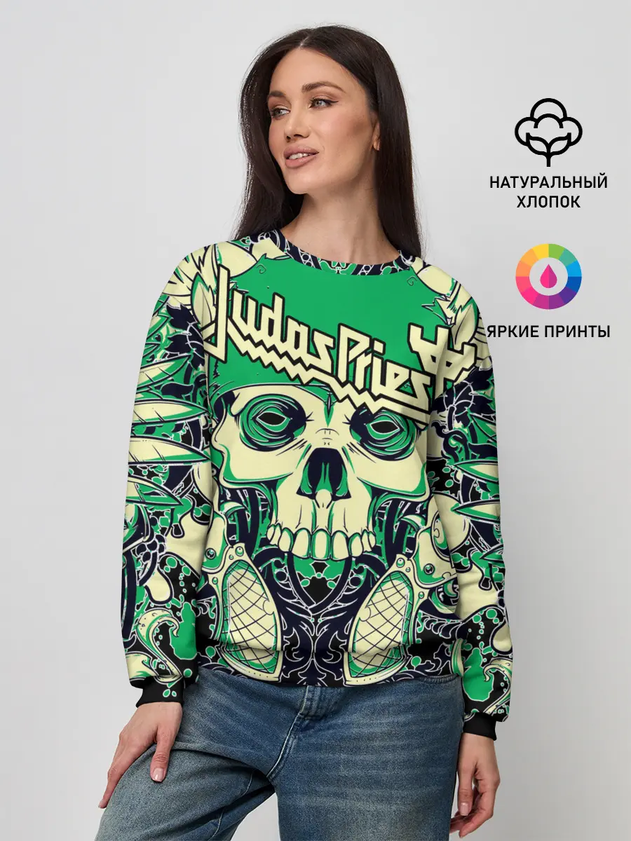 Женский свитшот / JUDAS PRIEST | ДЖУДАС ПРИСТ