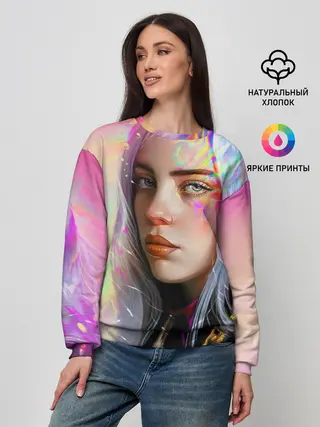 Женский свитшот / Billie Pinky Wave