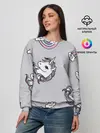 Женский свитшот / Радужный единорог